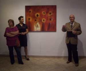 Da sinistra, Chantal Lora, Cherny e Gennaro Oliviero