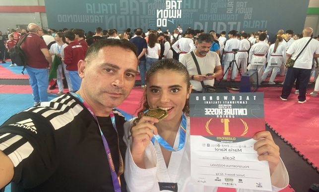 Taekwondo: la giovane Maria Karol Scala porta il titolo italiano a Napoli